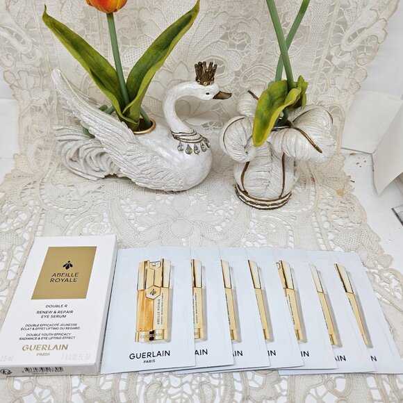 Guerlain ABEILLE ROYALE DOUBLE R RENEW & REPAIR EYE SERUM 0.6ml*7 Samples NIB - Picture 4 of 10